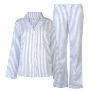 Bedhead Classic Striped Pyjama Set Ladies - 044B Blue 3D St