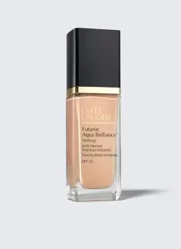 Estee Lauder Futurist Aqua Brilliance Makeup with Intense Moisture Infusion SPF20 - 24 Hour Wear and Hydration In 1N1 Nude