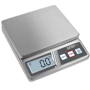 KERN Compact scales, suitable for versatile use, weighing range up to 500 g, read-out accuracy 0.1 g, weighing plate 125 x 155 mm