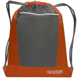 Endurance Pulse Drawstring Pack Bag (Pack Of 2) (One Size) (Hot Orange/ Black) - Ogio
