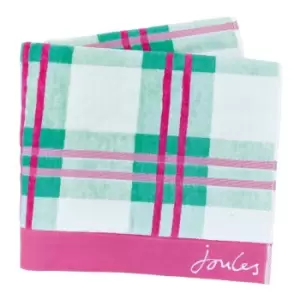 Joules Annie Check Cotton Towels - Multi