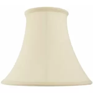 16" Round Bell Handmade Lamp Shade Cream Fabric Classic Table Light Bulb Cover