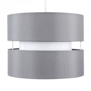 Sophia Pendant Shade in Grey and White