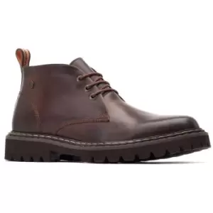 Base London Mens Lomax Lace Up Leather Chukka Boots UK Size 7 (EU 41)