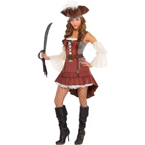 Amscan Lady Pirate Costume With Hat (Size 14-16)
