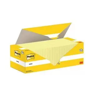 Post-it Notes 76x76mm 100 Sheets Canary Yellow 12 12 FREE Pack of 24
