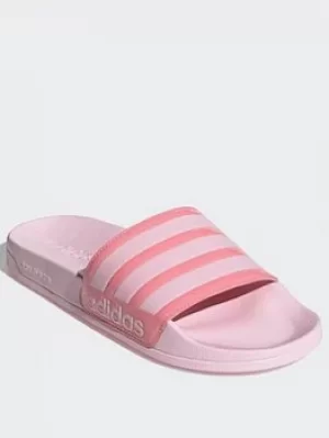 adidas Adilette Shower Slides, Pink, Size 9, Women