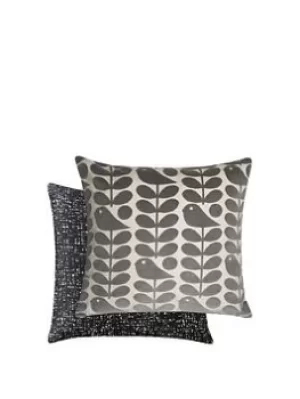 Orla Kiely Early Bird Velvet Cushion