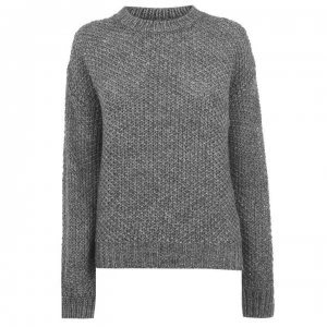SET Textured Knit Jumper - Grey Melan 9545