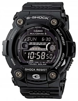 Casio G-Shock Mens Black Resin Radio Controlled Solar Watch