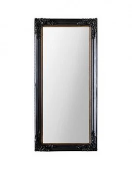 Gallery Harrelson Antique Black Leaner Mirror