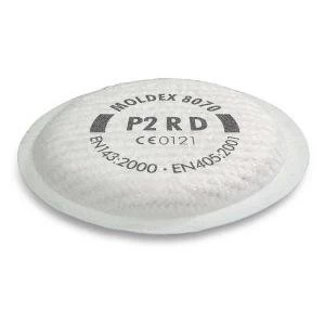 Moldex 8070 P2 R D Filter White Ref M8070 4 Pairs Up to 3 Day Leadtime