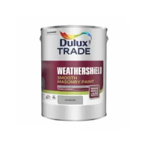 Dulux Trade Weathershield Smooth Masonry Paint - Goosewing - 5L - Goosewing