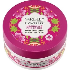 Yardley Flowerazzi Magnolia Pink Orchid Body Butter 200ml
