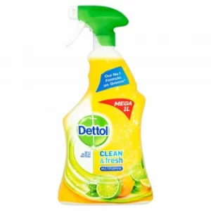 Dettol Power and Fresh Lemon and Lime Burst Multi Purpose Spray 1L
