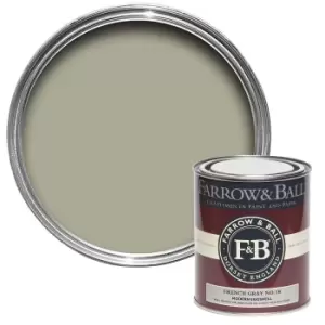 Farrow & Ball Modern Eggshell Paint French Gray - 750ml