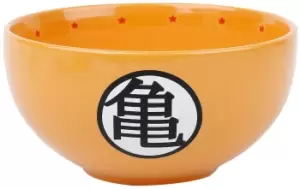 Dragon Ball Goku Symbols Cereal bowl orange black