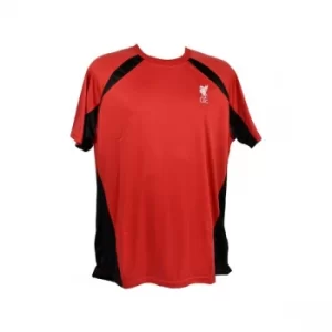 S Liverpool Poly Panel Tee Red Retail Packaging