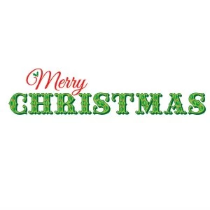 Fine Decor Wall Pops Merry Christmas Wall Sticker