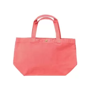 Bags By Jassz Small Canvas Shopper (One Size) (Watermelon Red)