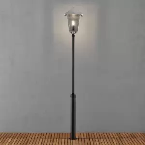 Benu Outdoor Classic Galvanised Black Taurus Lamp Post, IP23