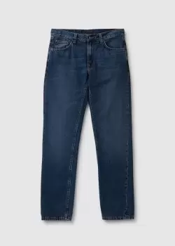 Nudie Mens Gritty Jackson Jeans In Blue Slate