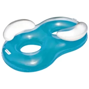 Bestway Inflatable Double Ring Blue 188x117cm