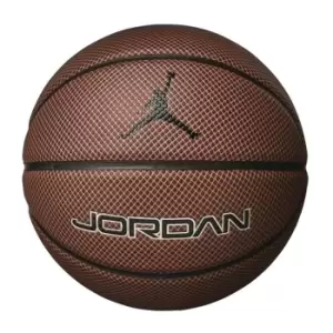 Jordan Legacy 2.0 Basketball 855 Amber/Black/Metallic Silver/Black Unisex Balls & Gear 9018-13-amber