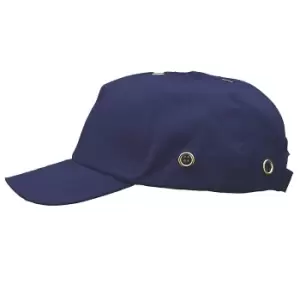 VOSS HELME Bump cap, fabric cover, cobalt blue