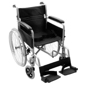 NRS Healthcare Transit-Lite Self-Propelled Wheelchair - Grey