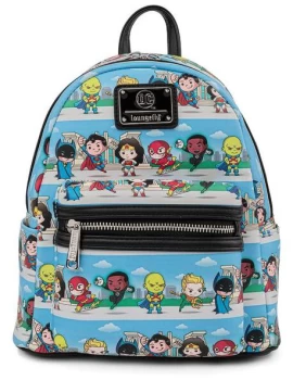 DC Comics DC Superheroes - Loungefly - Chibi Lineup Mini backpacks multicolour