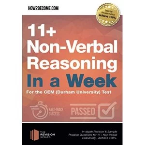 11+ Non-Verbal Reasoning in a Week For the CEM (Durham University) Test Paperback / softback 2018