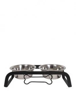 Rosewood Bone Shaped Double Diner 800Ml X2