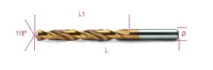 Beta Tools 414 HSS-TiN Entirely Ground Twist Drill 1.25mm 004140042