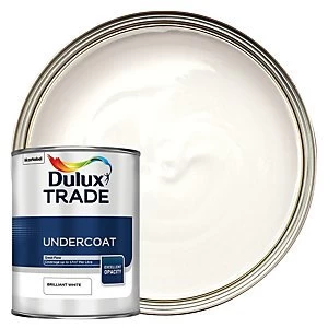 Dulux Trade Undercoat Paint - Brilliant White 1L
