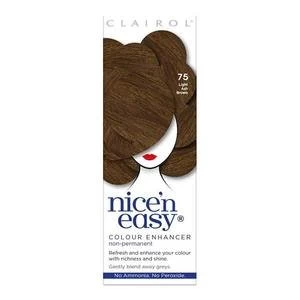 Nice n Easy Colour Enhancer Hair Dye Light Ash Brown 75 Brunette