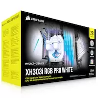 Corsair Hydro X Series iCUE XH303i RGB PRO 360mm CPU Custom Cooling Kit - White