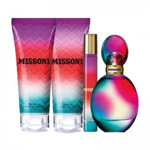 Missoni Gift Set 50ml Eau de Parfum + 50ml Body Lotion + 50ml Shower Gel + 10ml Eau de Parfum