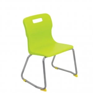 TC Office Titan Skid Base Chair Size 3, Lime