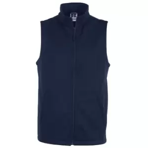 Russell Mens Smart Softshell Gilet Jacket (XS) (French Navy)