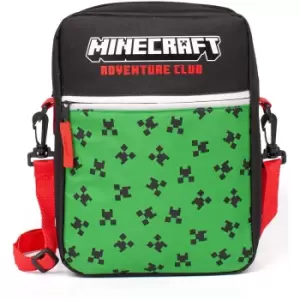 Minecraft Crossbody Bag (One Size) (Black/Red/Green)
