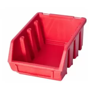 Ergo m Box Plastic Parts Storage Stacking 116x161x75mm - Colour Red - Pack of 30