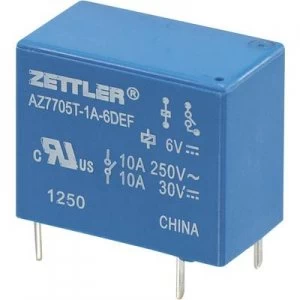 PCB relays 9 Vdc 5 A 1 maker Zettler Electronics A