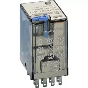 Finder 55.34.9.024.0090 Plug-in relay 24 V DC 7 A 4 change-overs