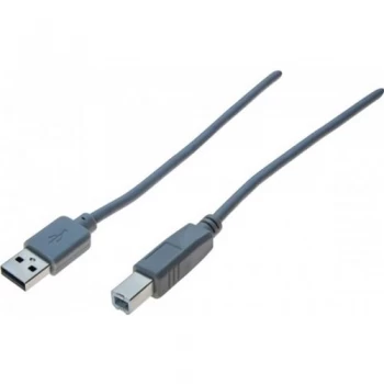 3m Grey USB 2.0 A To B Cable