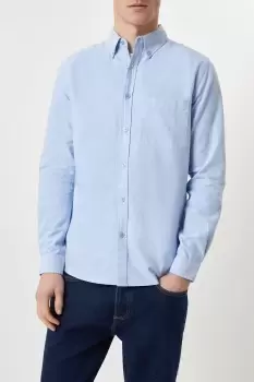 Light Blue Long Sleeve Pocket Oxford Shirt