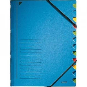 Leitz 3912-00-35 Organiser Blue A4 No. of compartments: 12