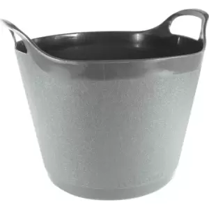 Town and Country Round Flexi Tub Flexible Bucket 40l Grey