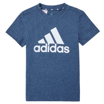 adidas B BL T boys's Childrens T shirt in Blue / 5 years,6 / 7 years,9 / 10 years,8 / 9 ans