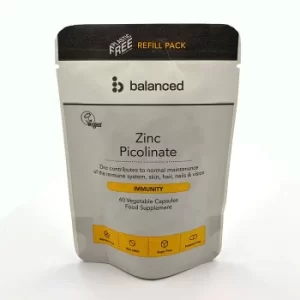 Balanced Zinc Picolinate Refill 60 Caps